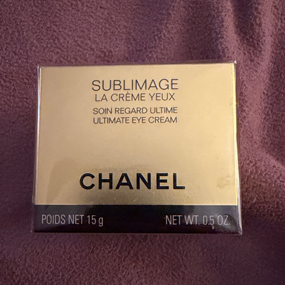 Chanel Sublimage La Crème Yeux in Gold Box